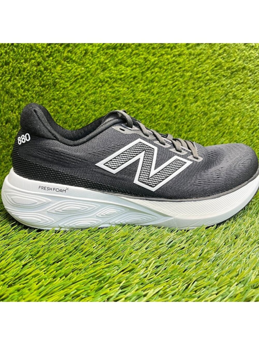 New Balance Fresh Foam X 880v15 Mens 8.5 Womens 10D Black Running Shoes Sneakers